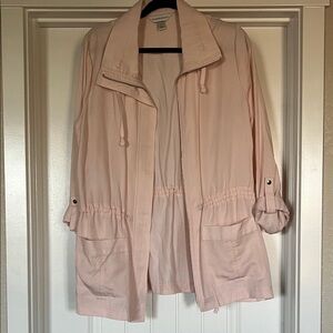 Christopher & Banks Blush Utility Jacket